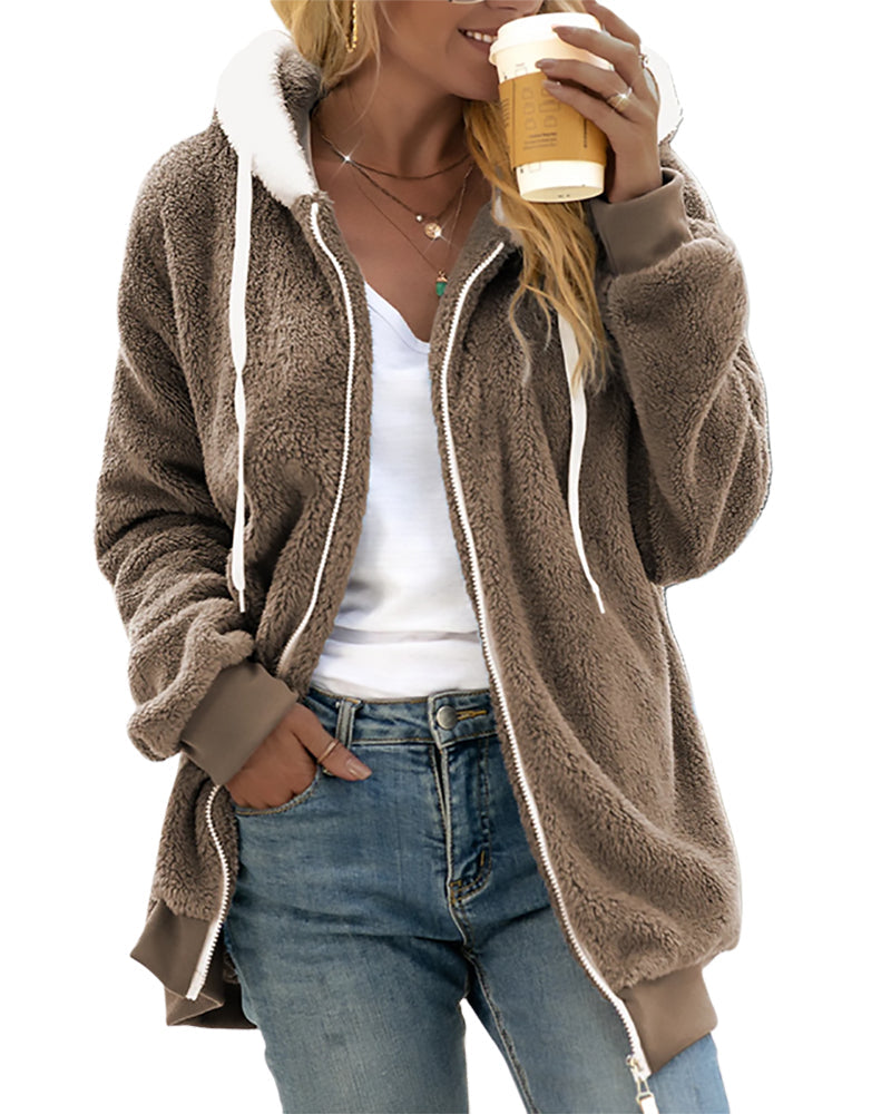 Fleece Zip Hoodie