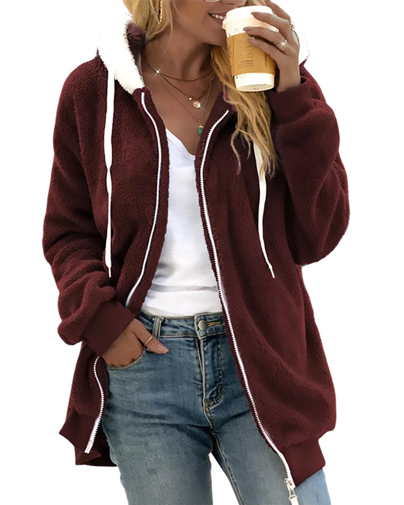 Fleece Zip Hoodie