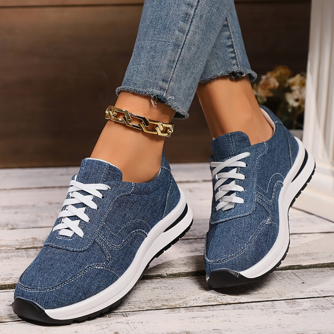 Zapatillas ortopédicas de mezclilla