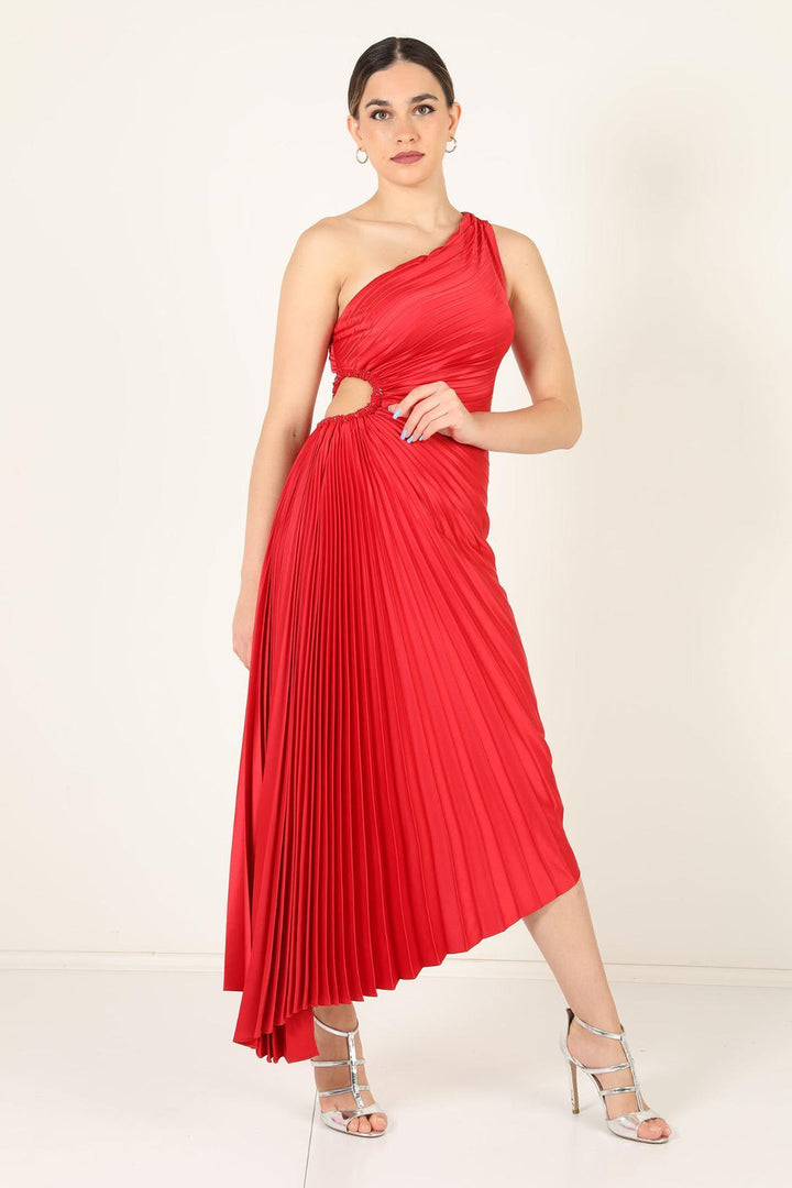 Luxurious Evening Party Asymmetric Maxi Dress for Women
