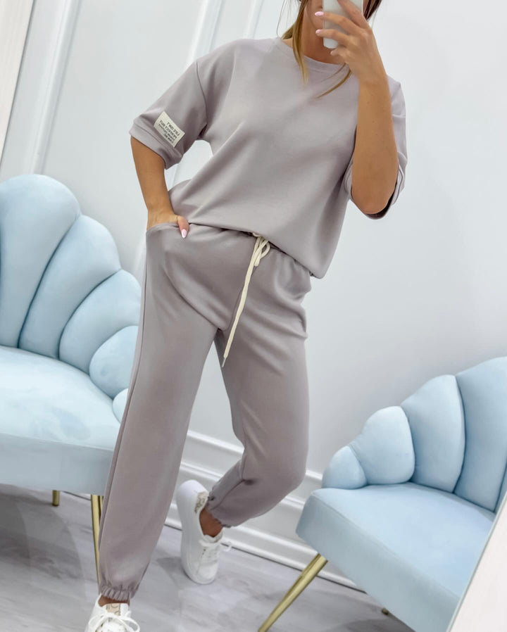 Short Sleeve Casual Matching Set