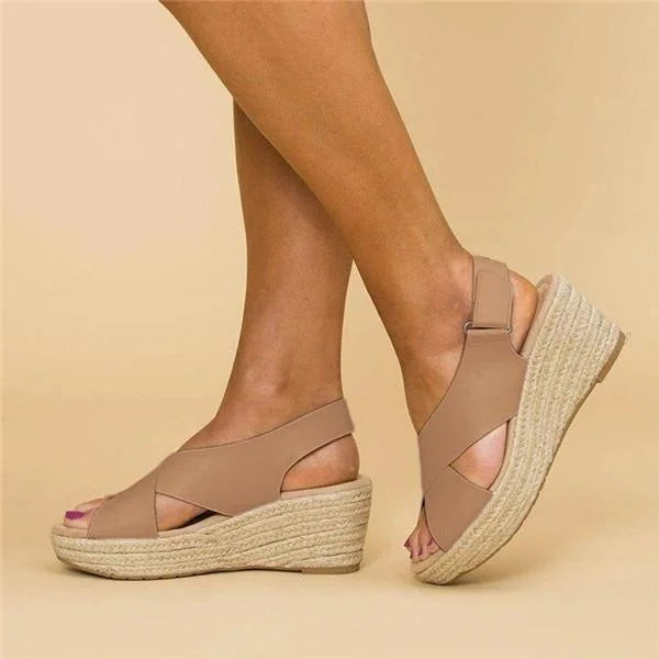 Sandalias ortopédicas acolchonadas de confort para mujer