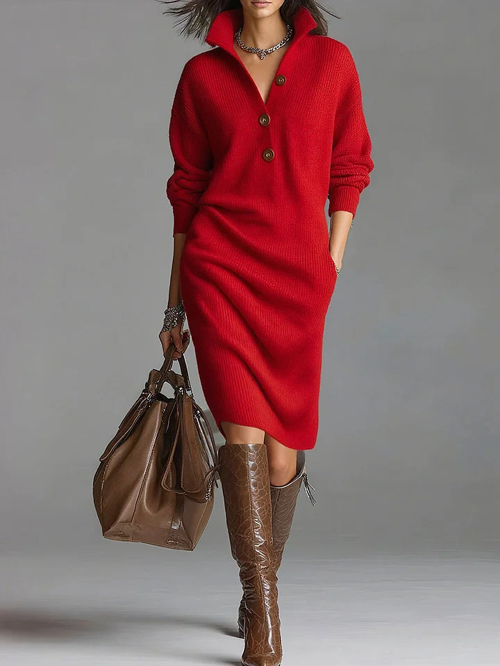 Chic Sweater Mini Dress