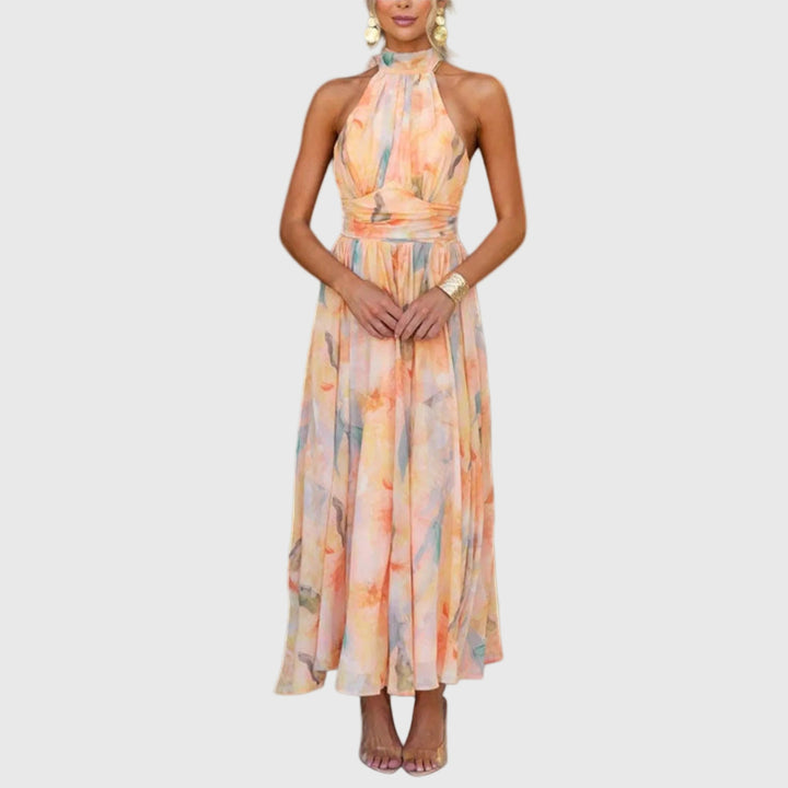 Elegancka sukienka wieczorowa maxi