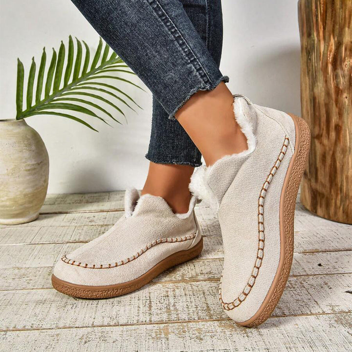 Botines cómodos forrados con piel