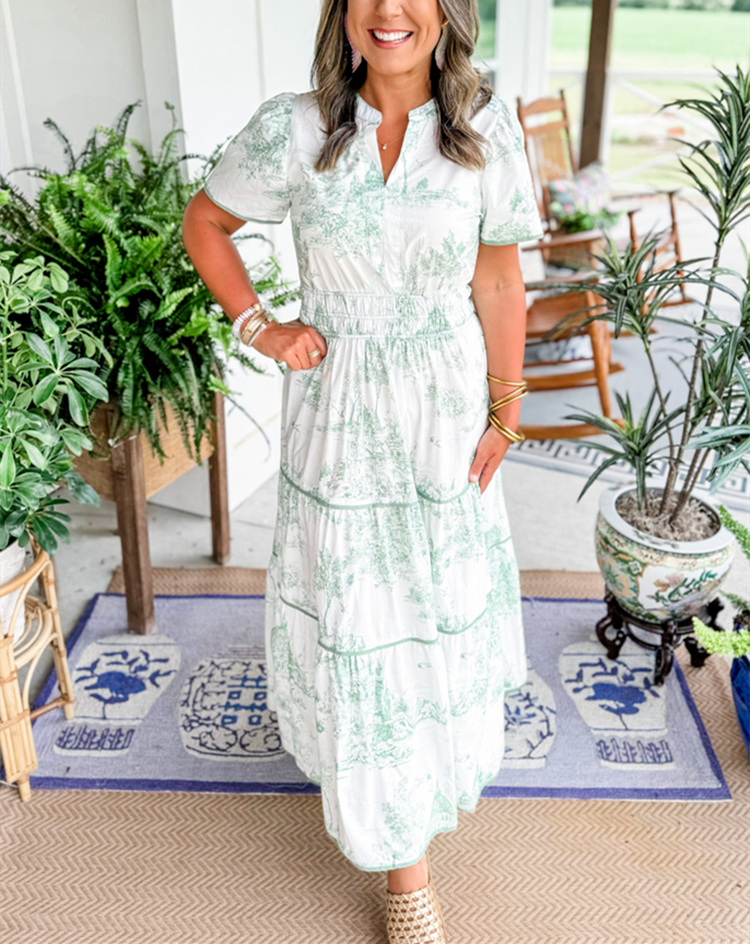 Vestido Maxi Clásico Toile