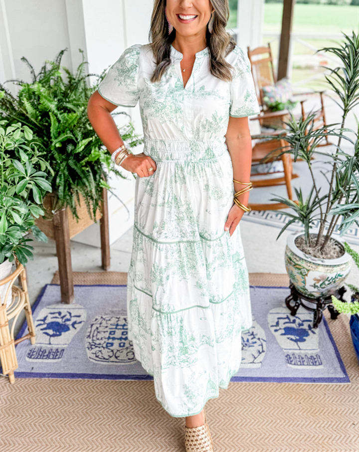 Vestido Maxi Clásico Toile
