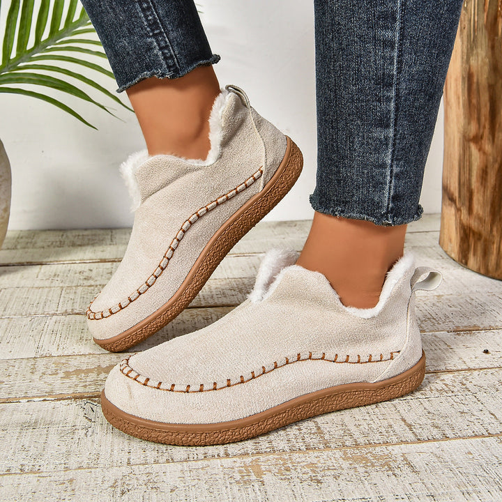 Botines cómodos forrados con piel