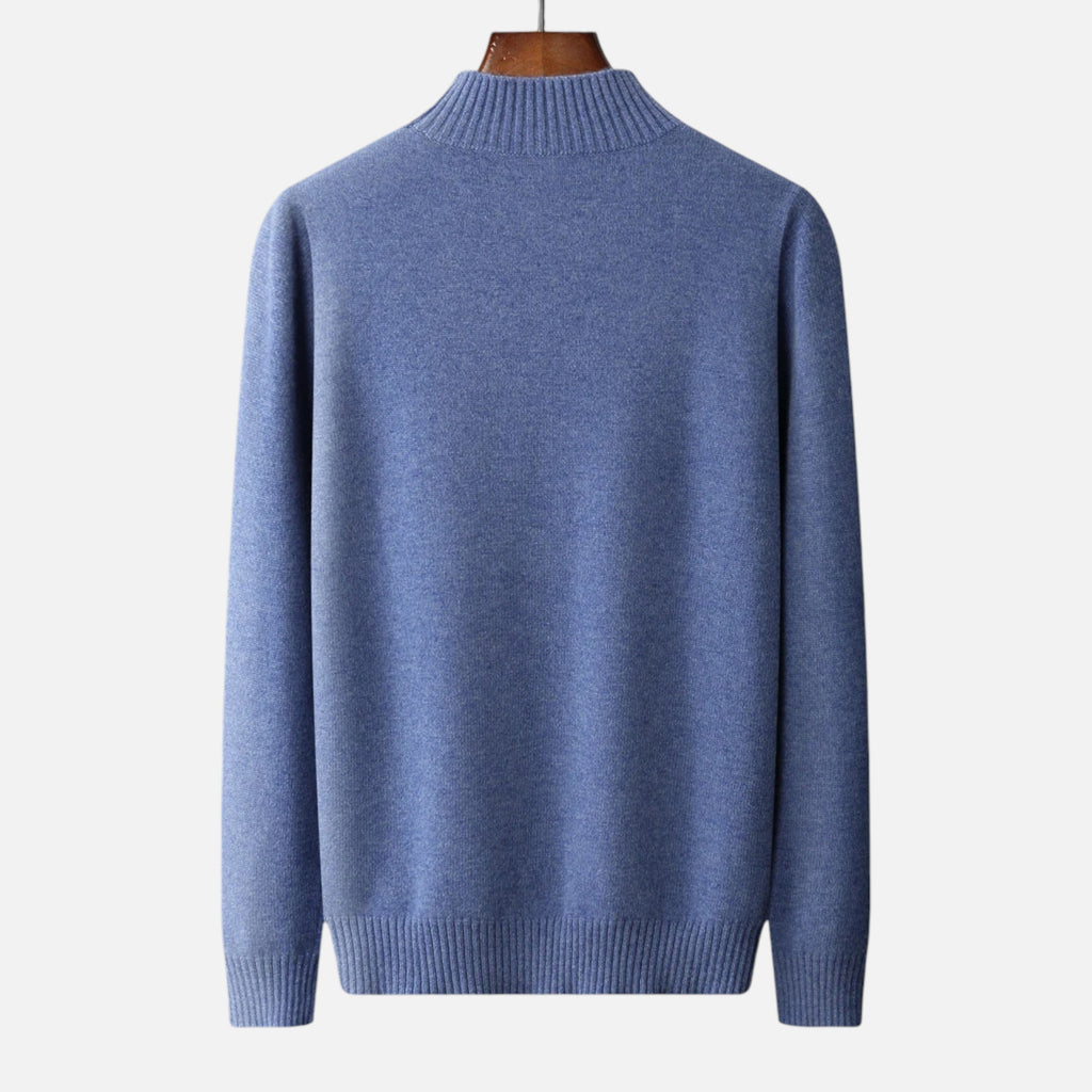 Men's Pure Wool Turtleneck Sweater