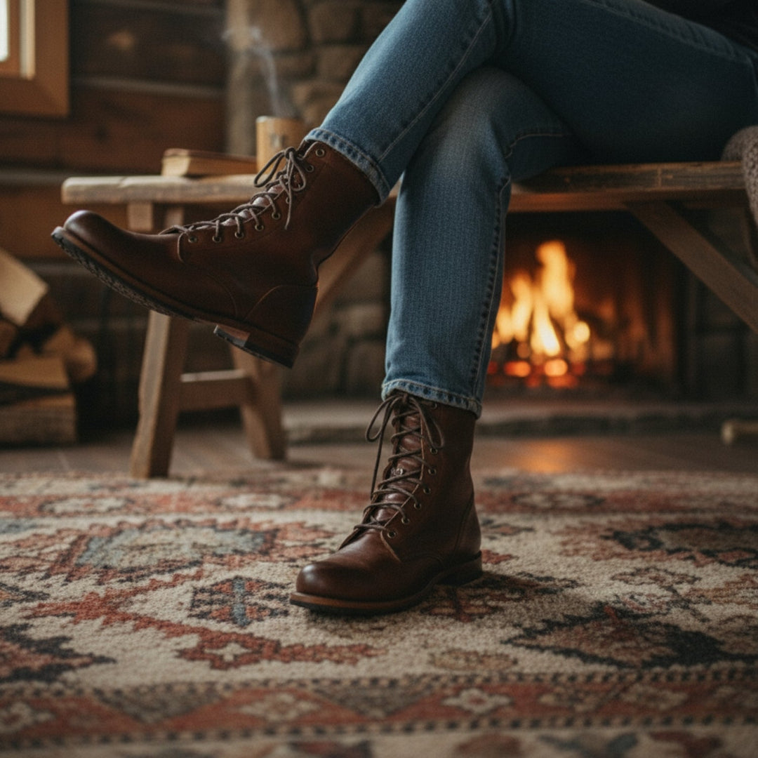 Sznurowane buty outdoorowe