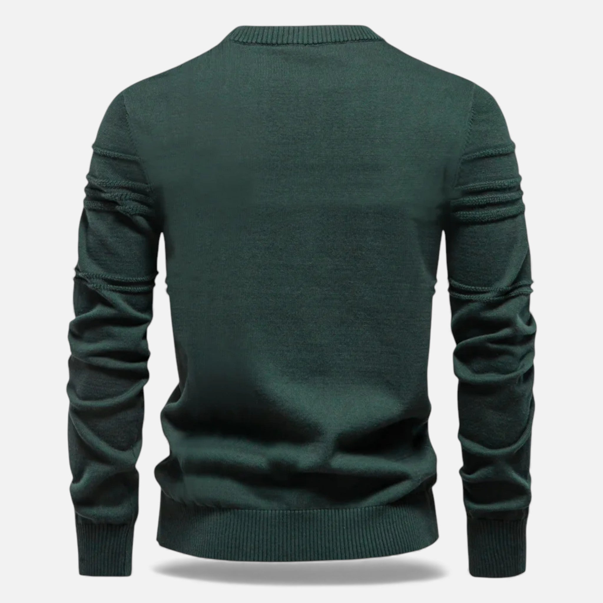 Men's Slim Fit Structured Knit Sweater