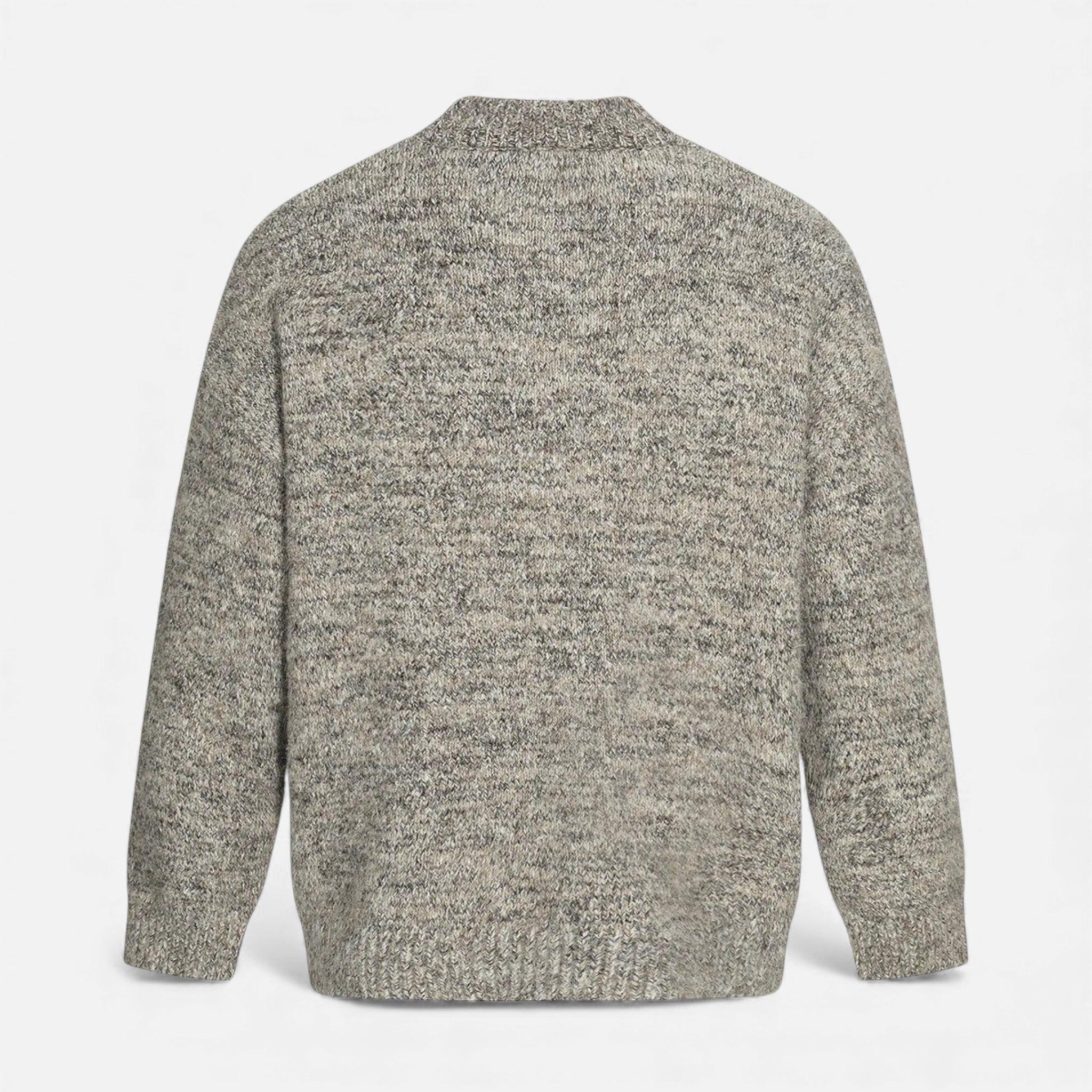 Men's Wool-Effect Crew Neck Sweater