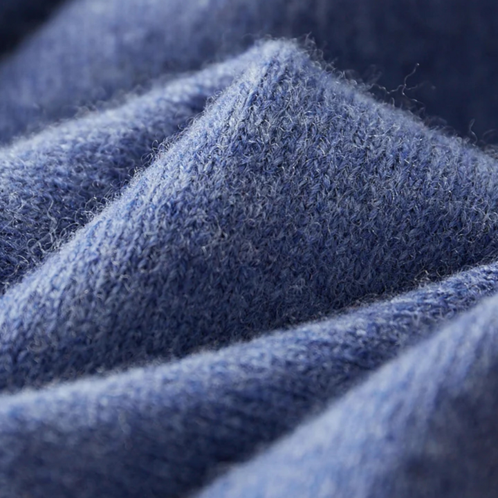 Smart Casual Warm Button Polo Sweater for Men