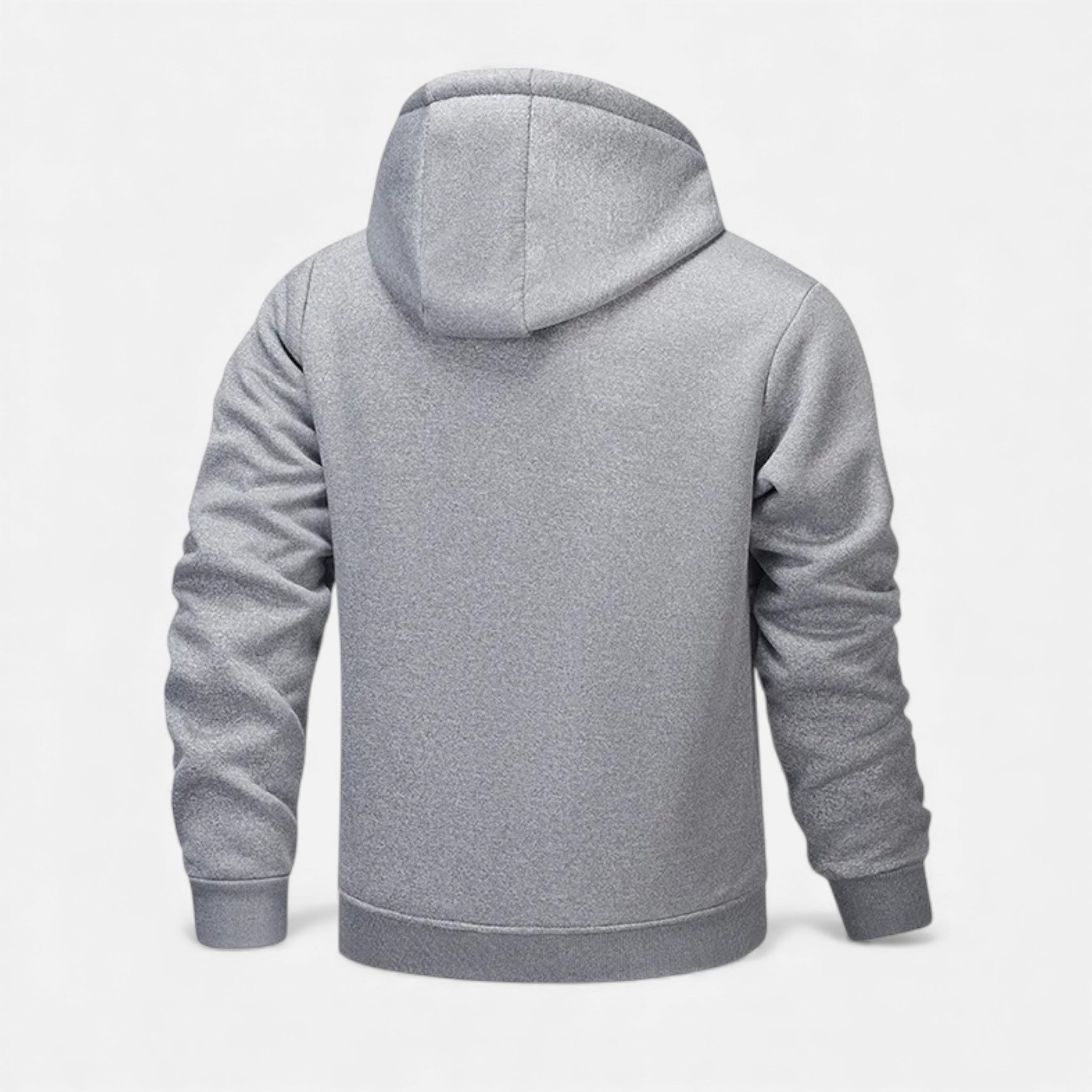 Men's Fleece-Lined Winter Hoodie Jacket