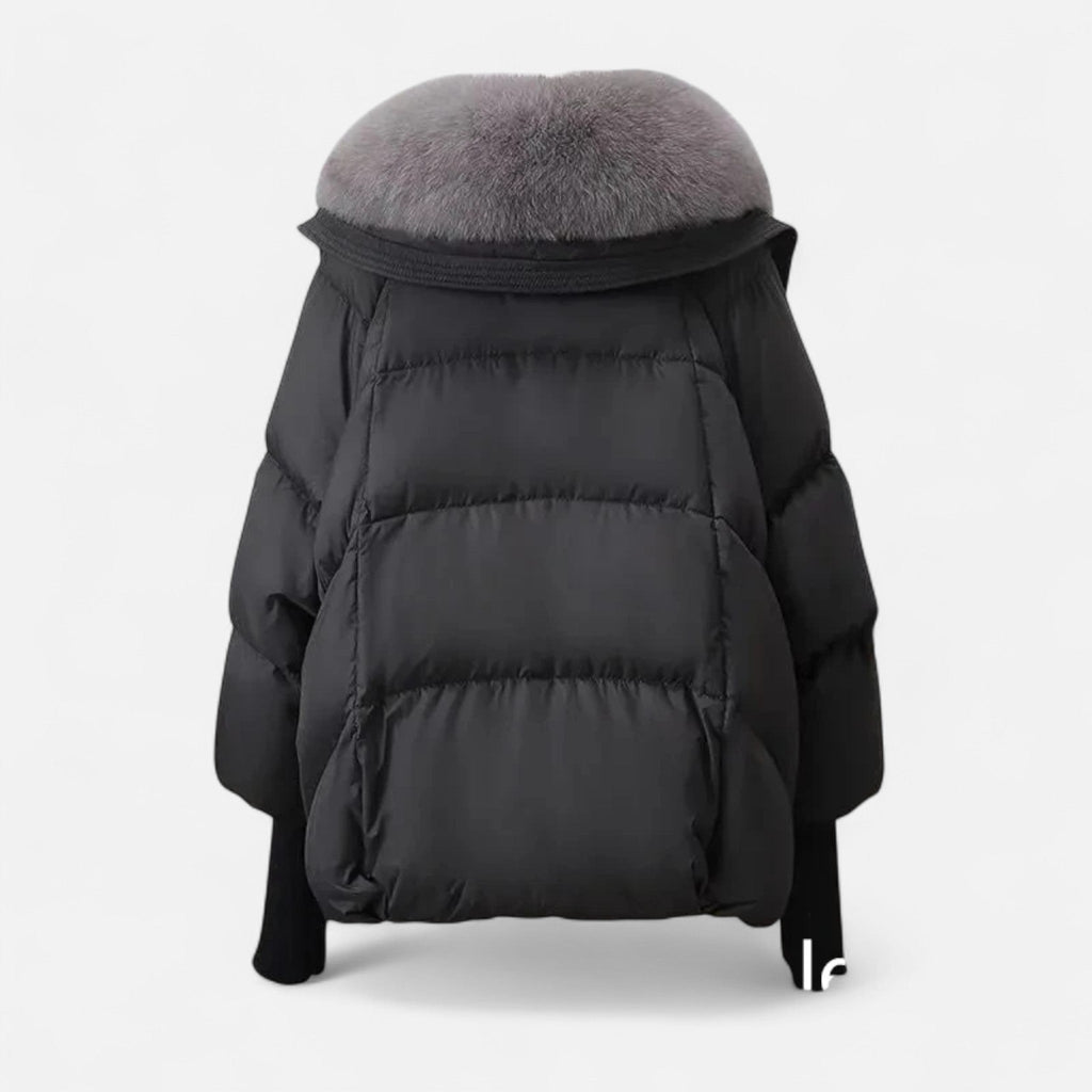 Women's Fur-Collar Down Cotton Jacket