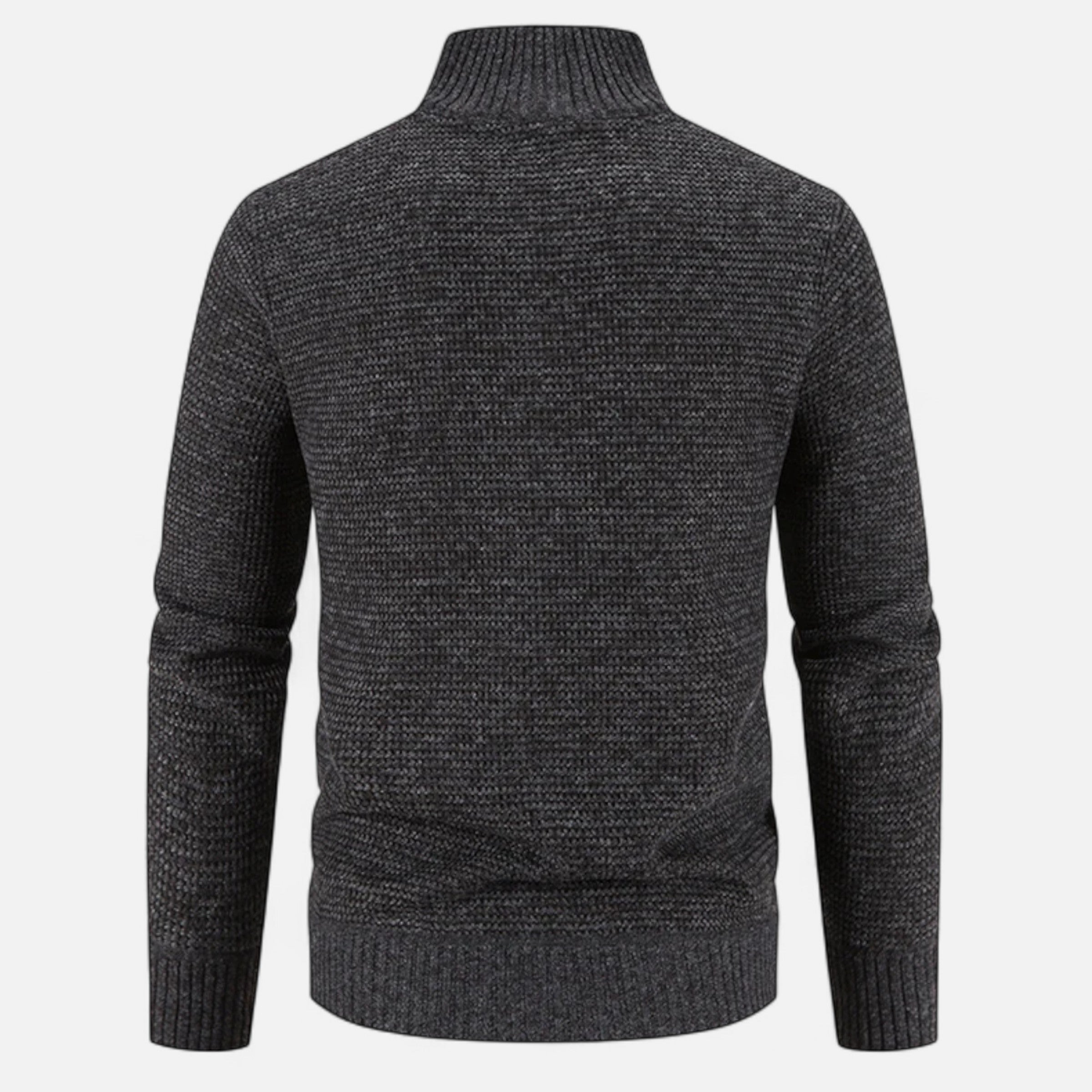 Men's Fleece Patchwork Stand-Collar Jacket