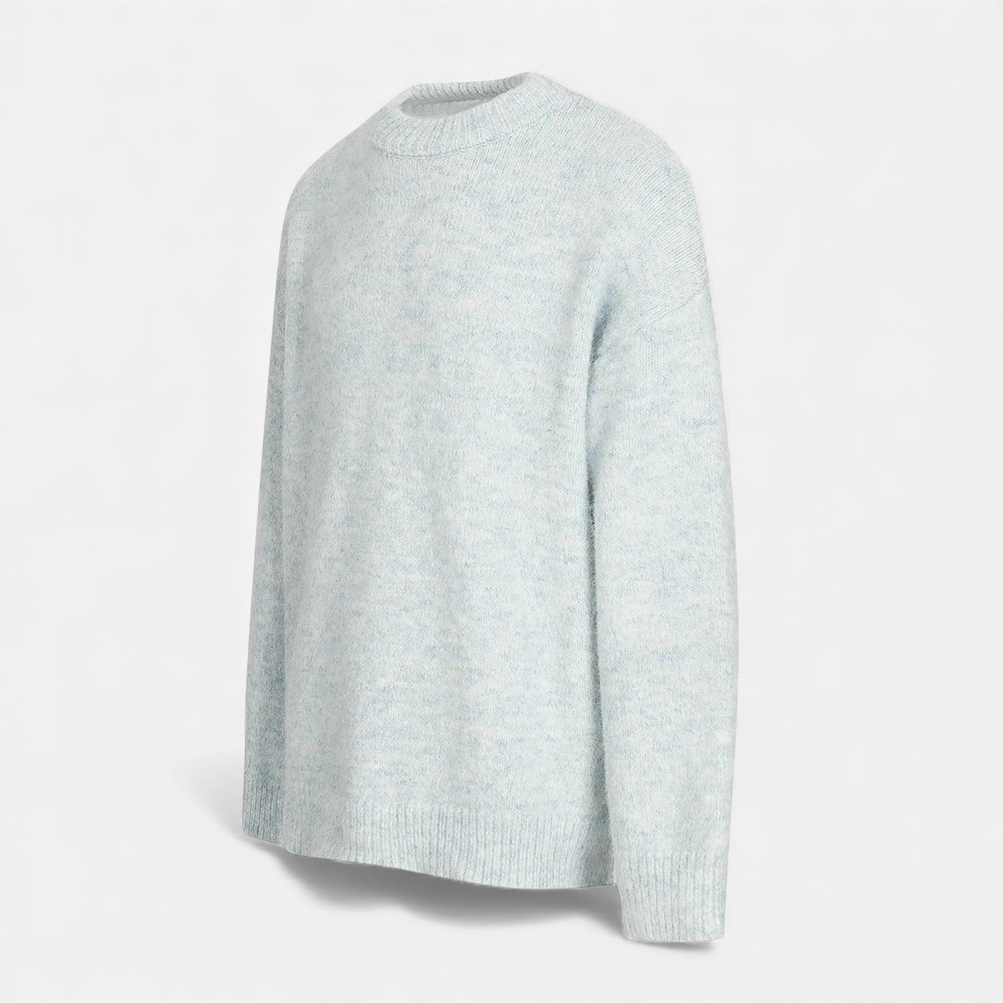 Men's Wool-Effect Crew Neck Sweater