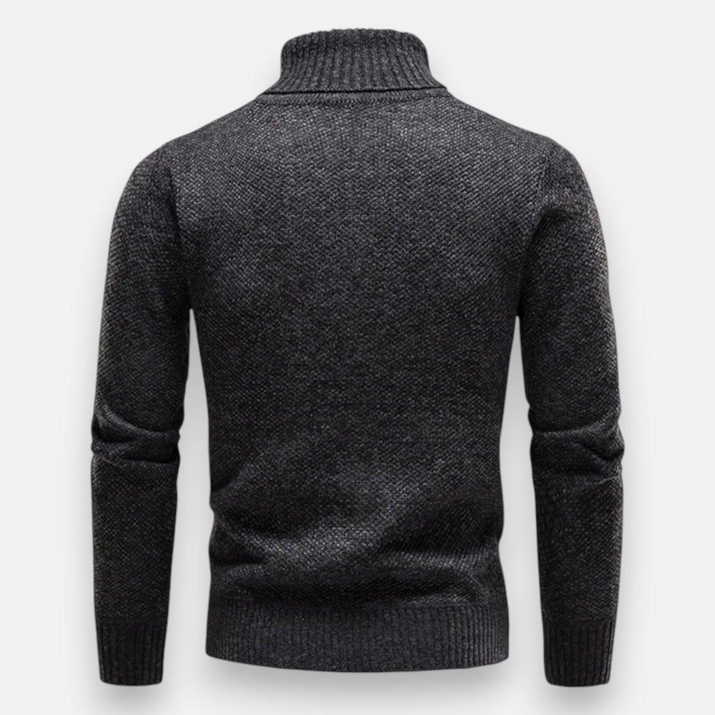 Men's Knitted Turtleneck Sweater