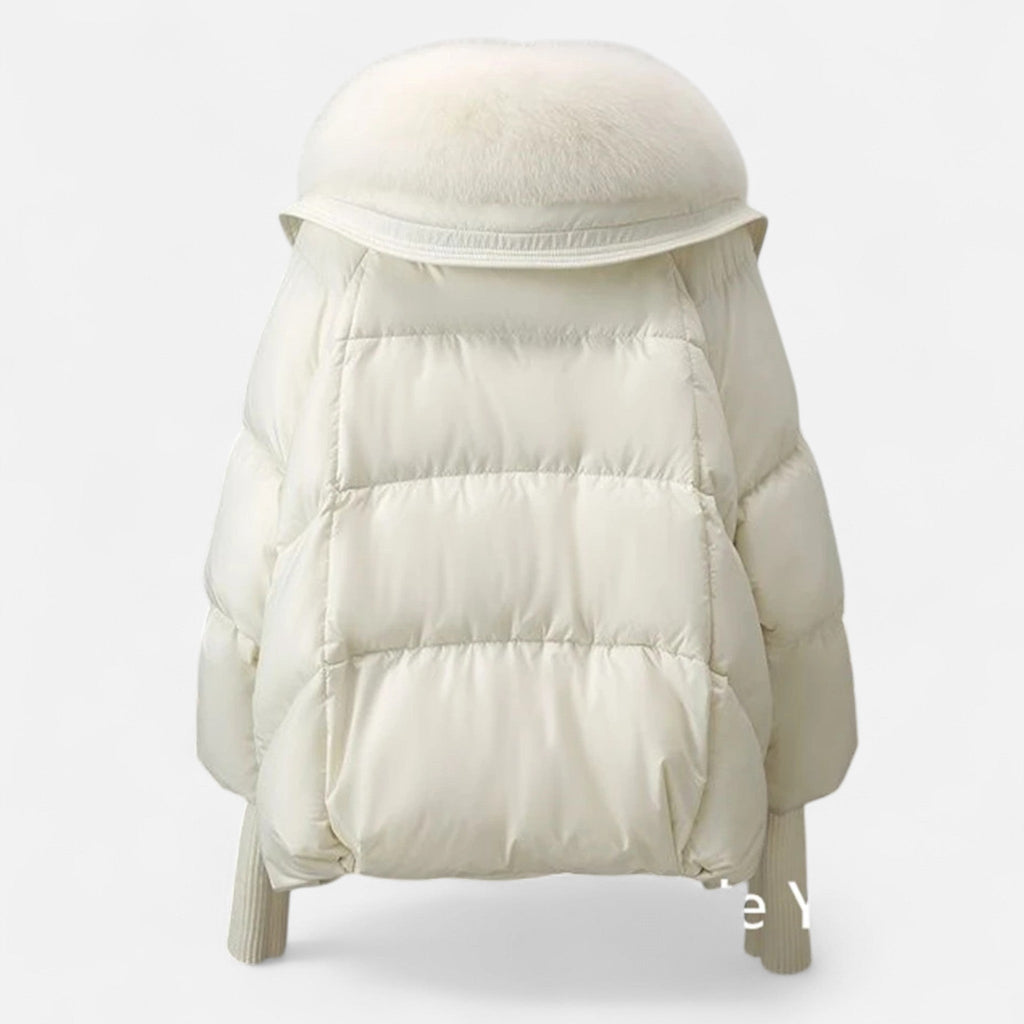 Women's Fur-Collar Down Cotton Jacket