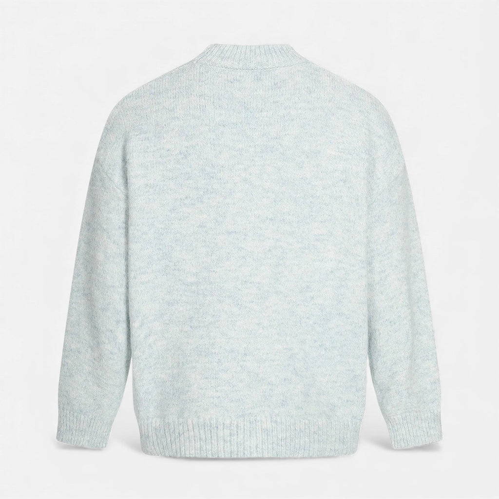 Men's Wool-Effect Crew Neck Sweater