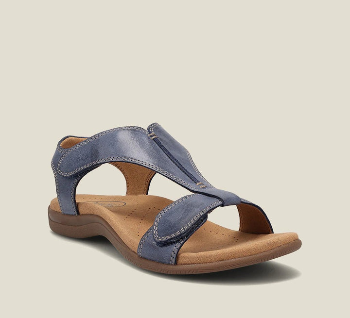 Orthopedic Vegan Leather Sandals with Cushioning