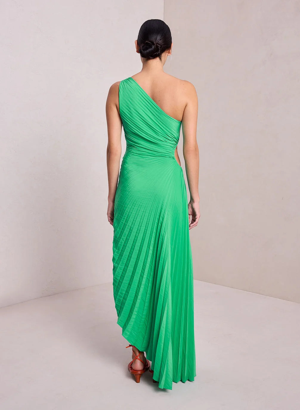Luxurious Evening Party Asymmetric Maxi Dress for Women