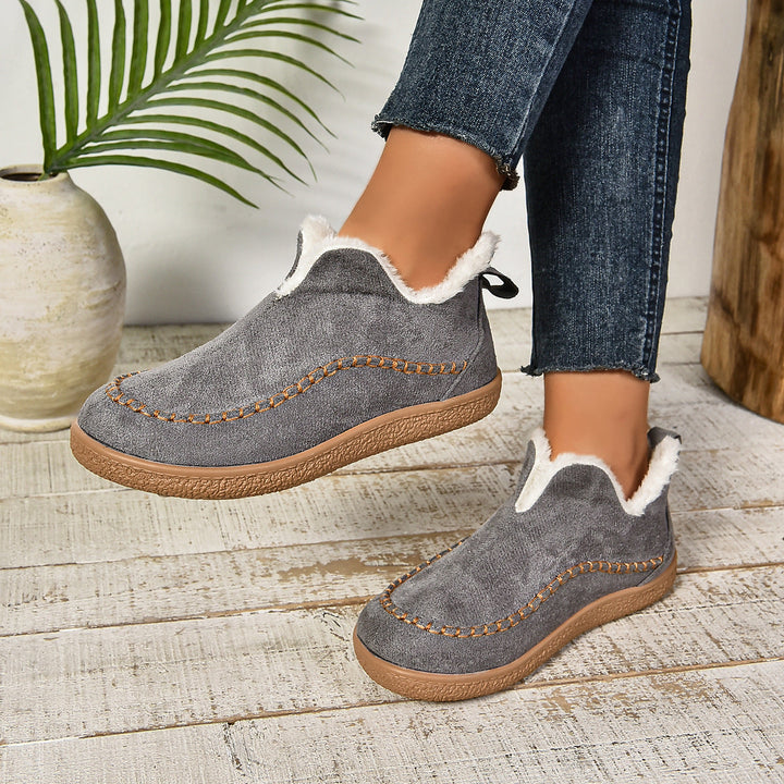 Botines cómodos forrados con piel