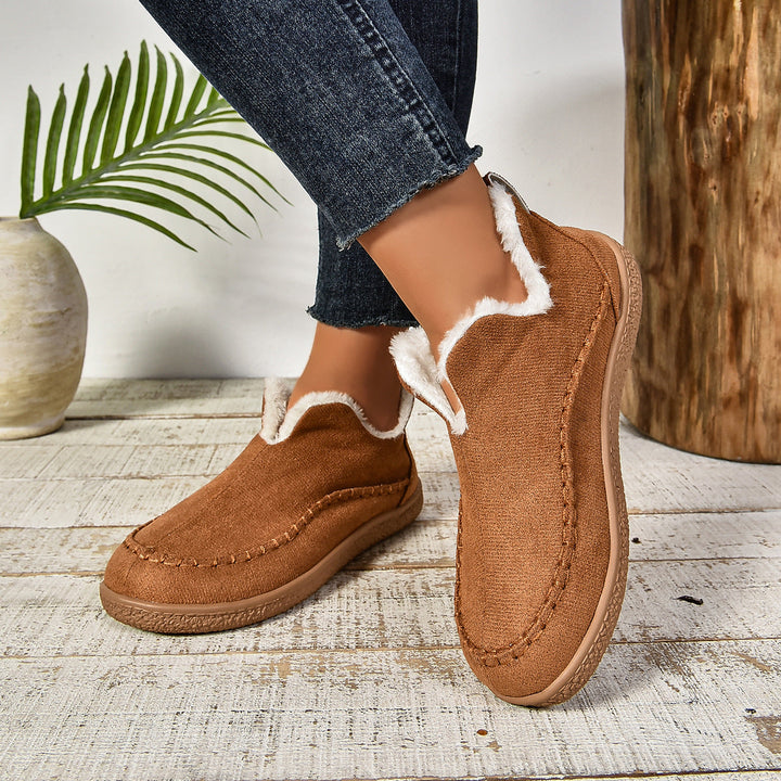 Botines cómodos forrados con piel