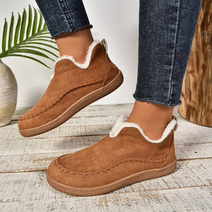 Botines cómodos forrados con piel
