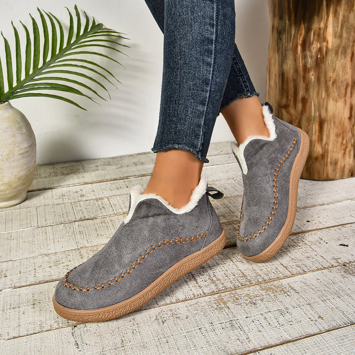 Botines cómodos forrados con piel