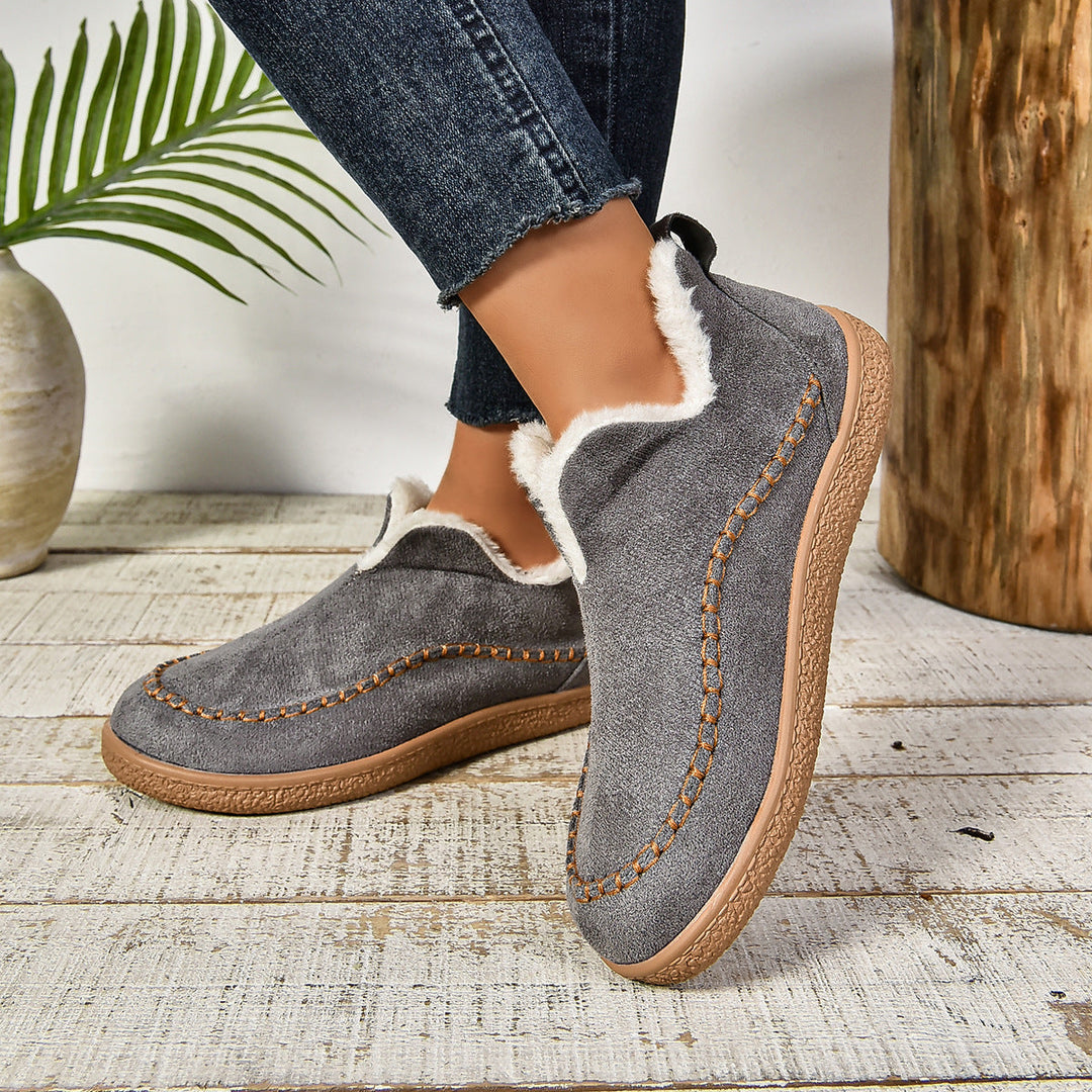 Botines cómodos forrados con piel