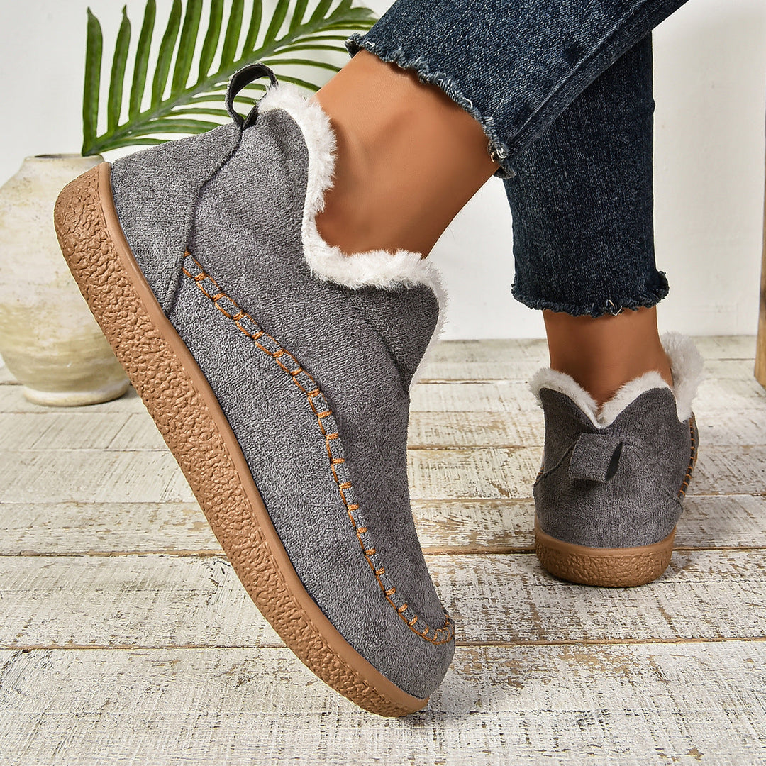 Botines cómodos forrados con piel