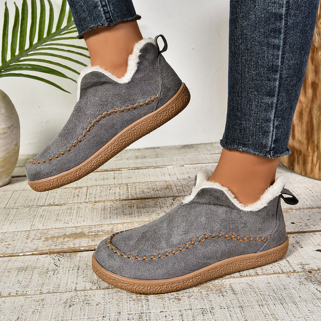 Botines cómodos forrados con piel