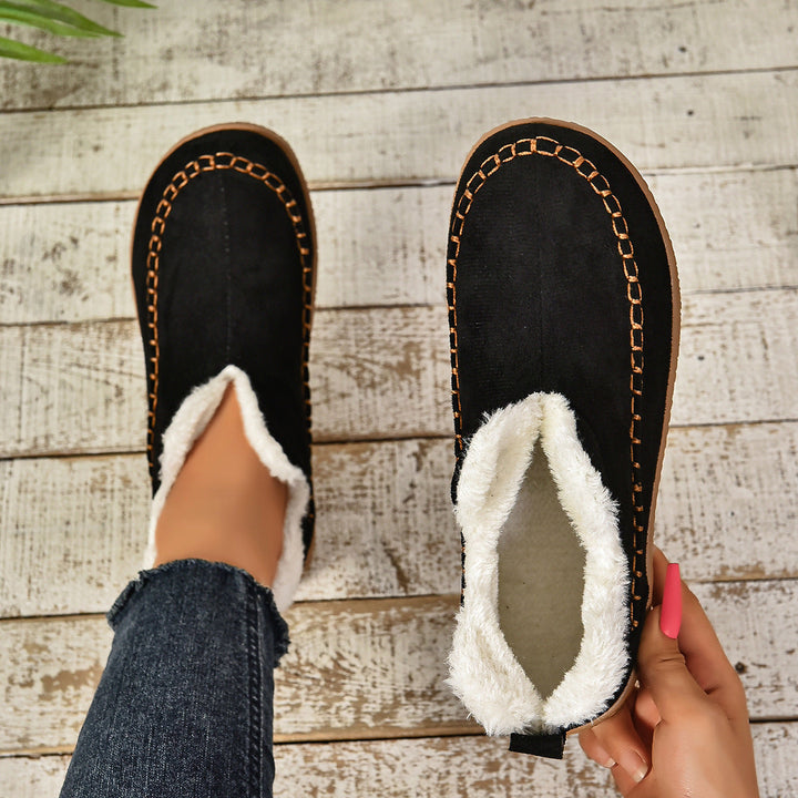 Botines cómodos forrados con piel