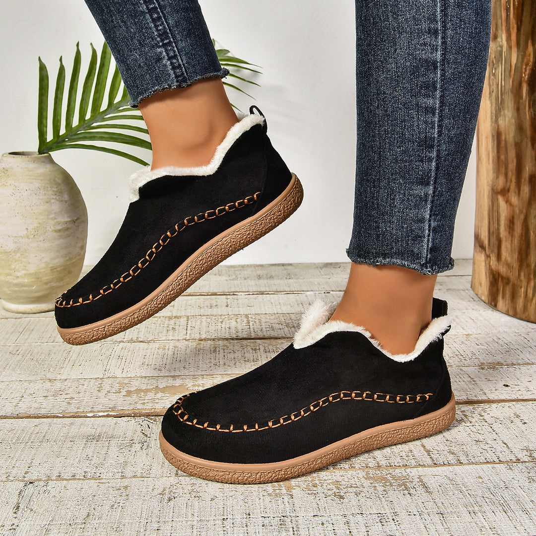 Botines cómodos forrados con piel
