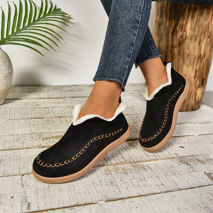 Botines cómodos forrados con piel