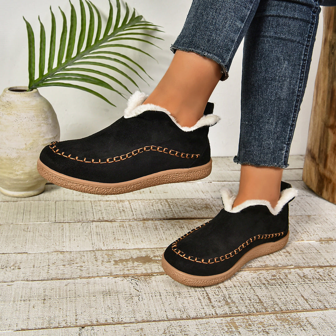 Botines cómodos forrados con piel