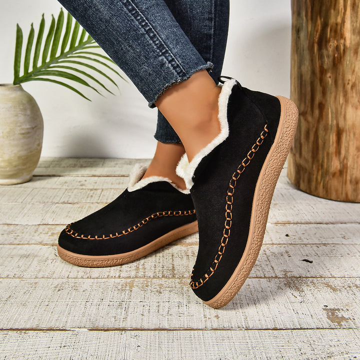 Botines cómodos forrados con piel