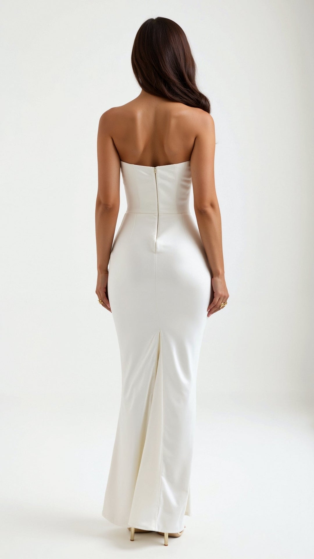 Vestido largo para invitada de boda para mujer, elegante, atemporal y de tacto suave