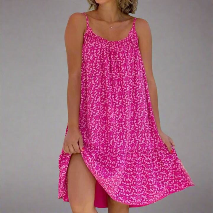 Women's Modern Floral Breezy Camisole Summer Dress