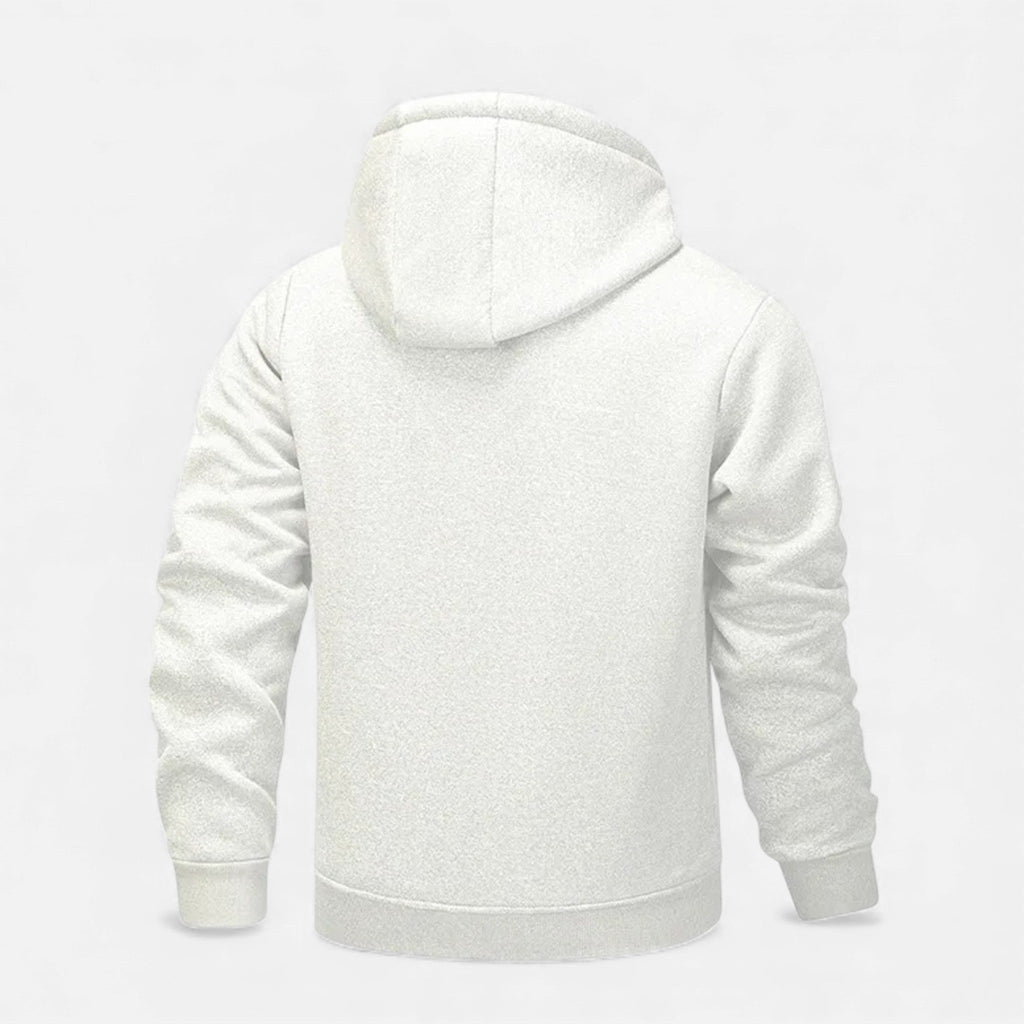 Men's Fleece-Lined Winter Hoodie Jacket