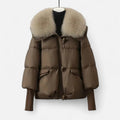 Women's Fur-Collar Down Cotton Jacket