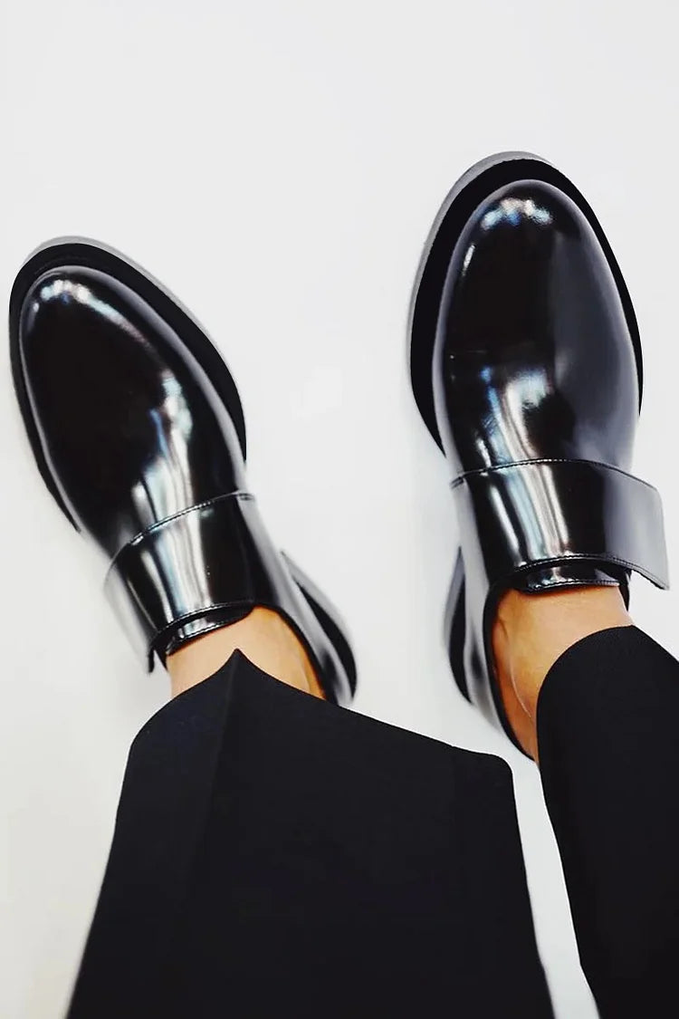 Strap Detail Comfort Loafers