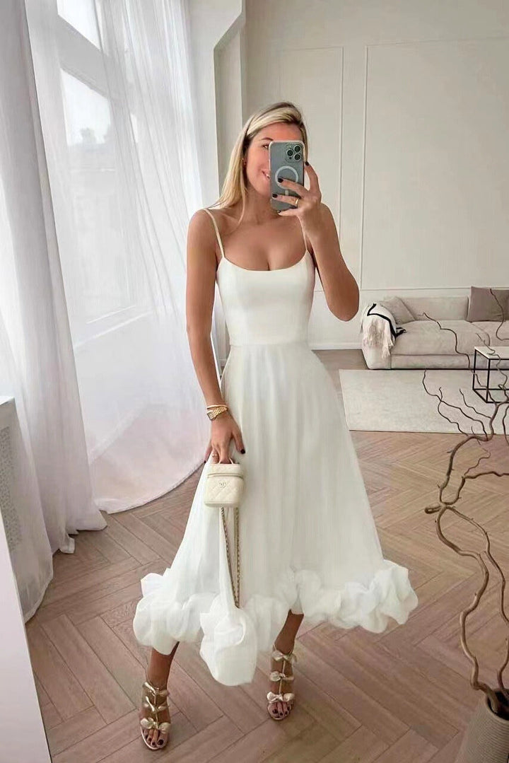 Wedding Guest Evening Midi Dress
