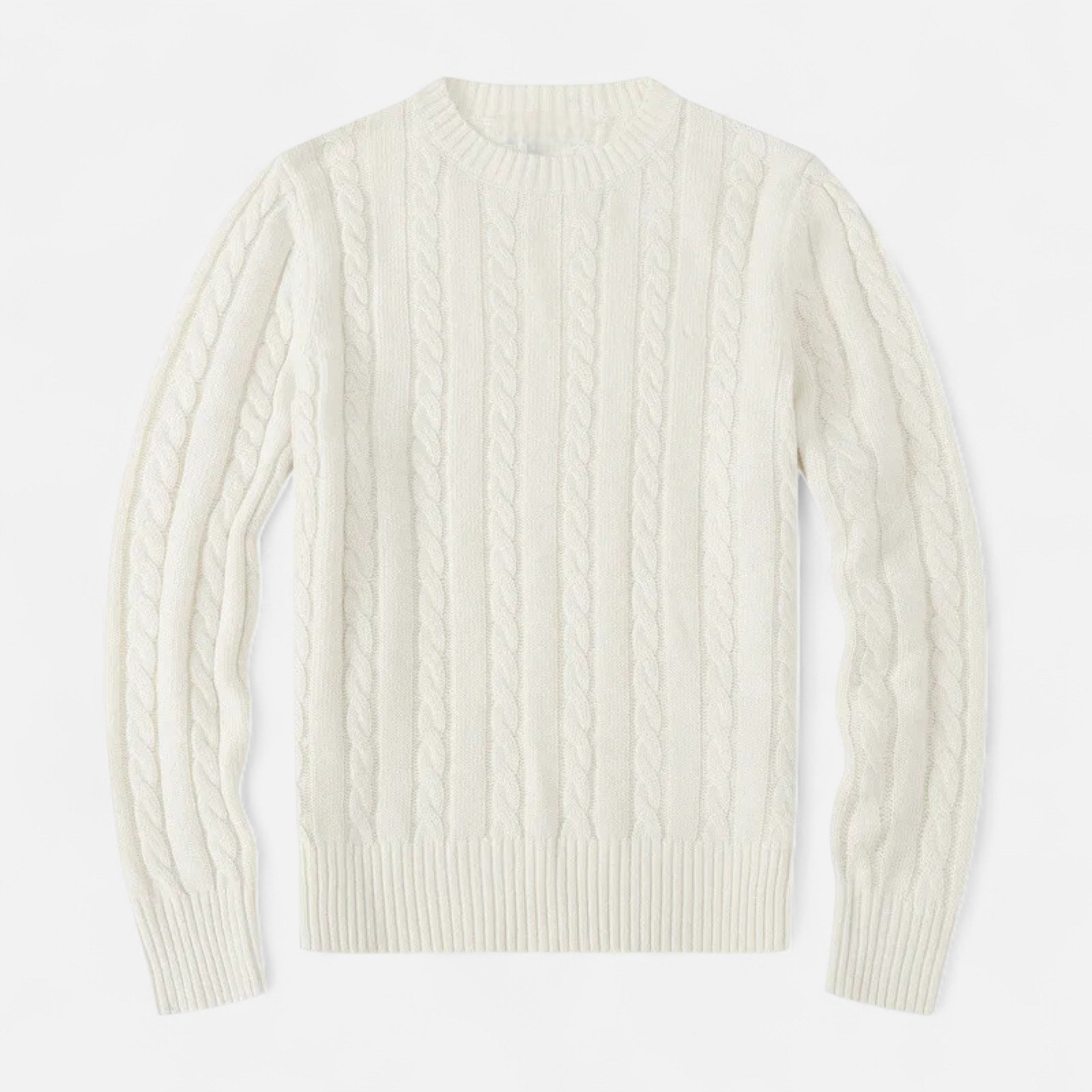 Men's Cotton Blend Round Neck Sweater