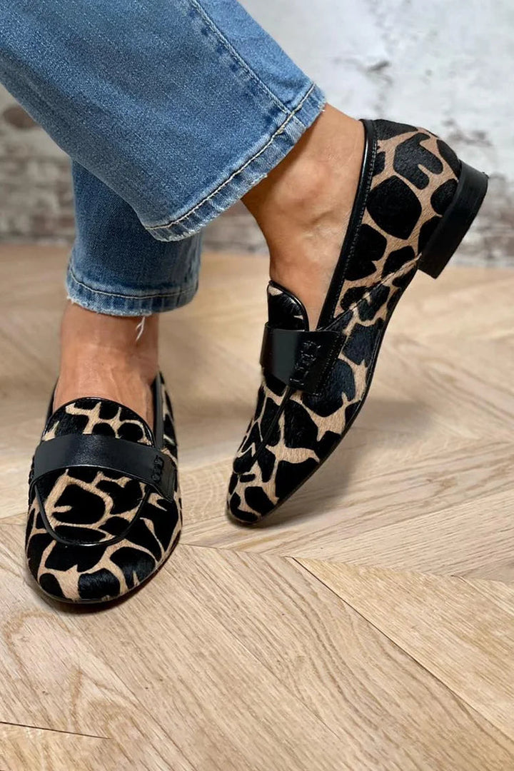 Animal Print Comfort Loafers