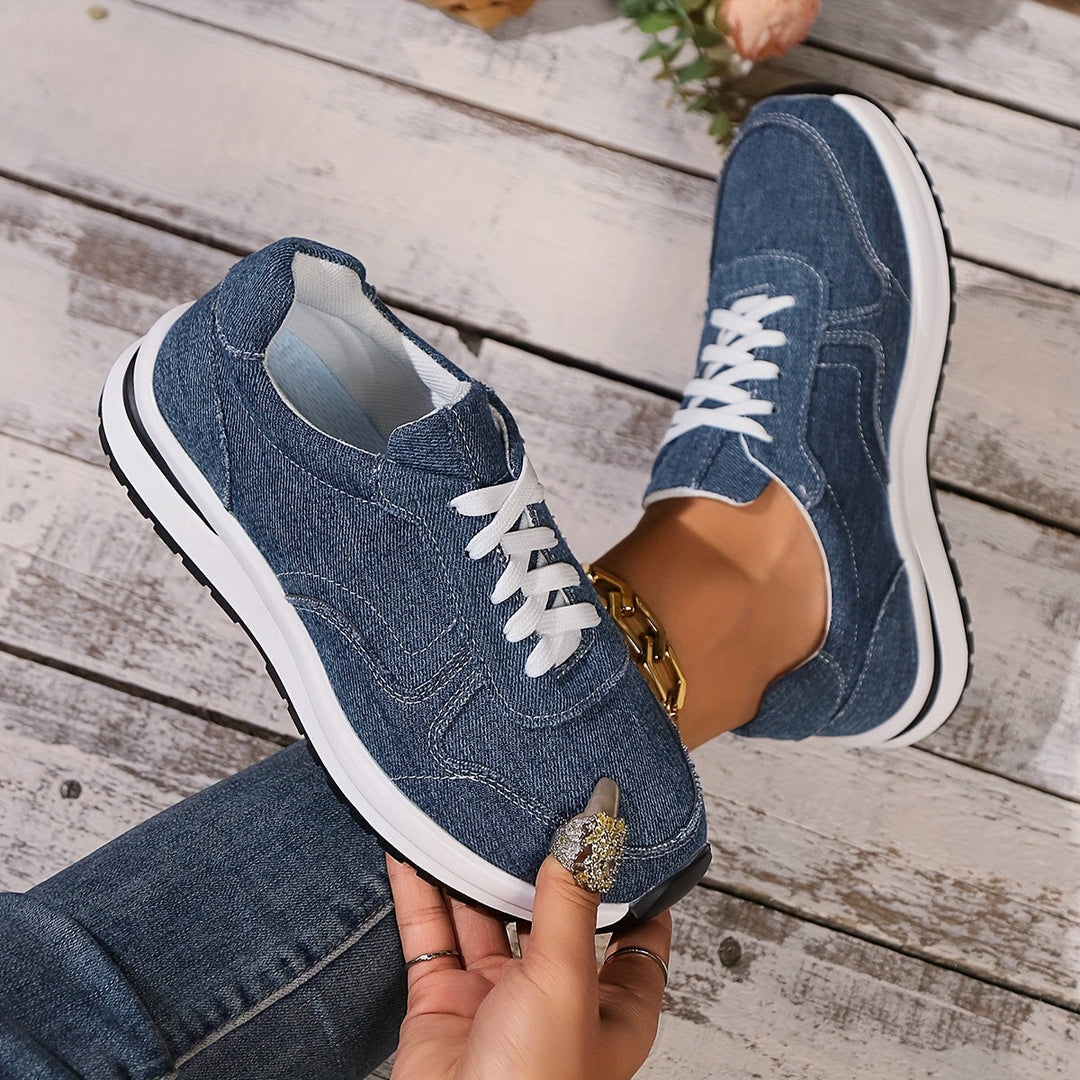 Zapatillas ortopédicas de mezclilla