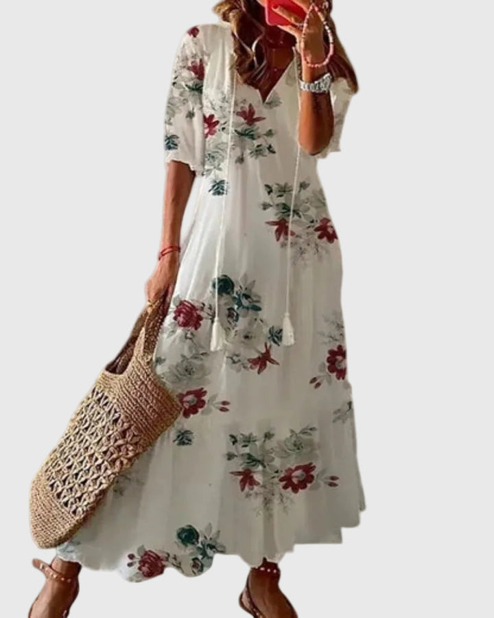 Vestido maxi boho vintage de verano