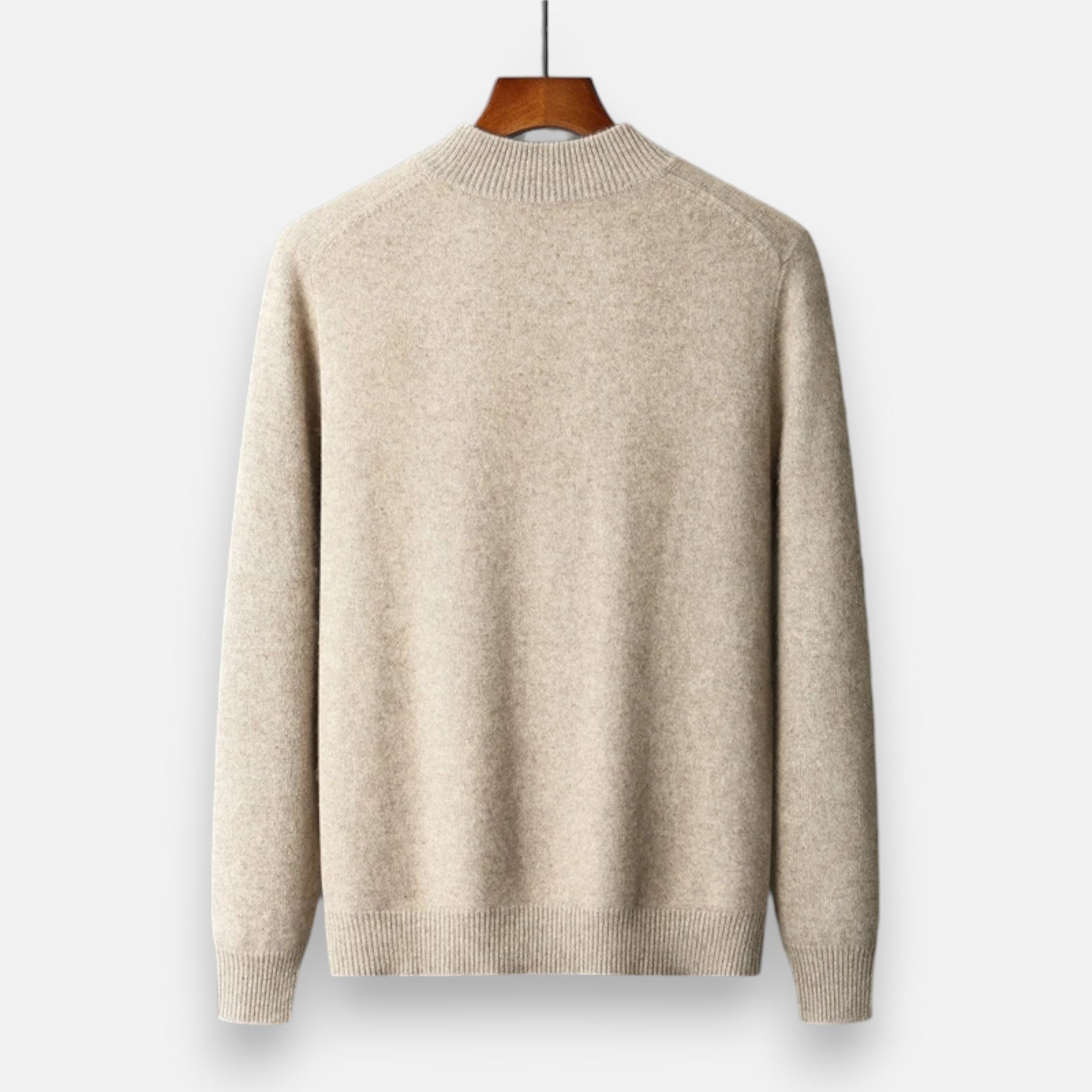 Men's Merino Wool Zip Sweater