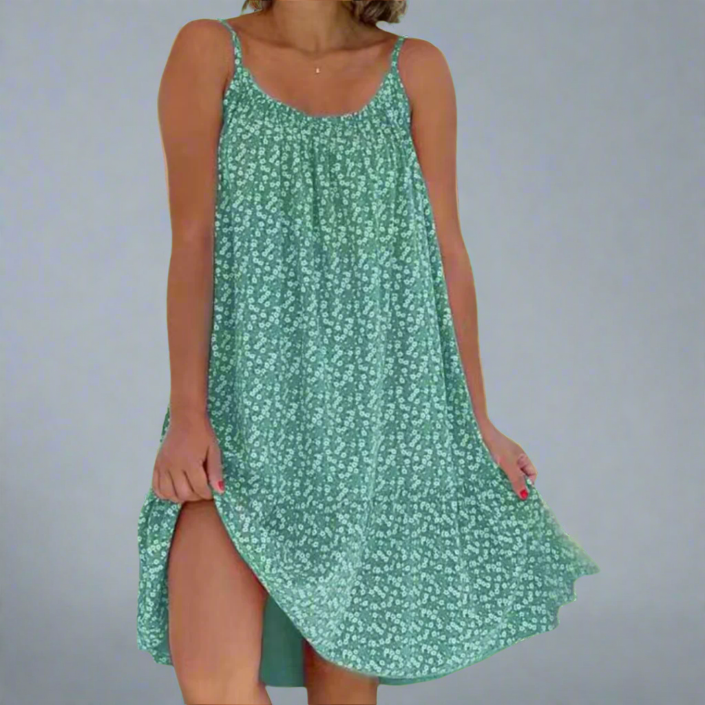 Women's Modern Floral Breezy Camisole Summer Dress